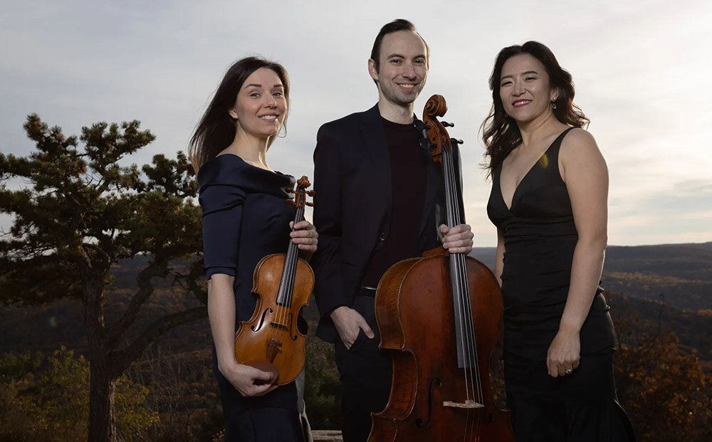 The Grand Montgomery Chamber Music Series presents Trio Raconteur on Sunday, November 19 at 3 p.m. at the Garrett Concert Stage, 36 Bridge Street, Montgomery.